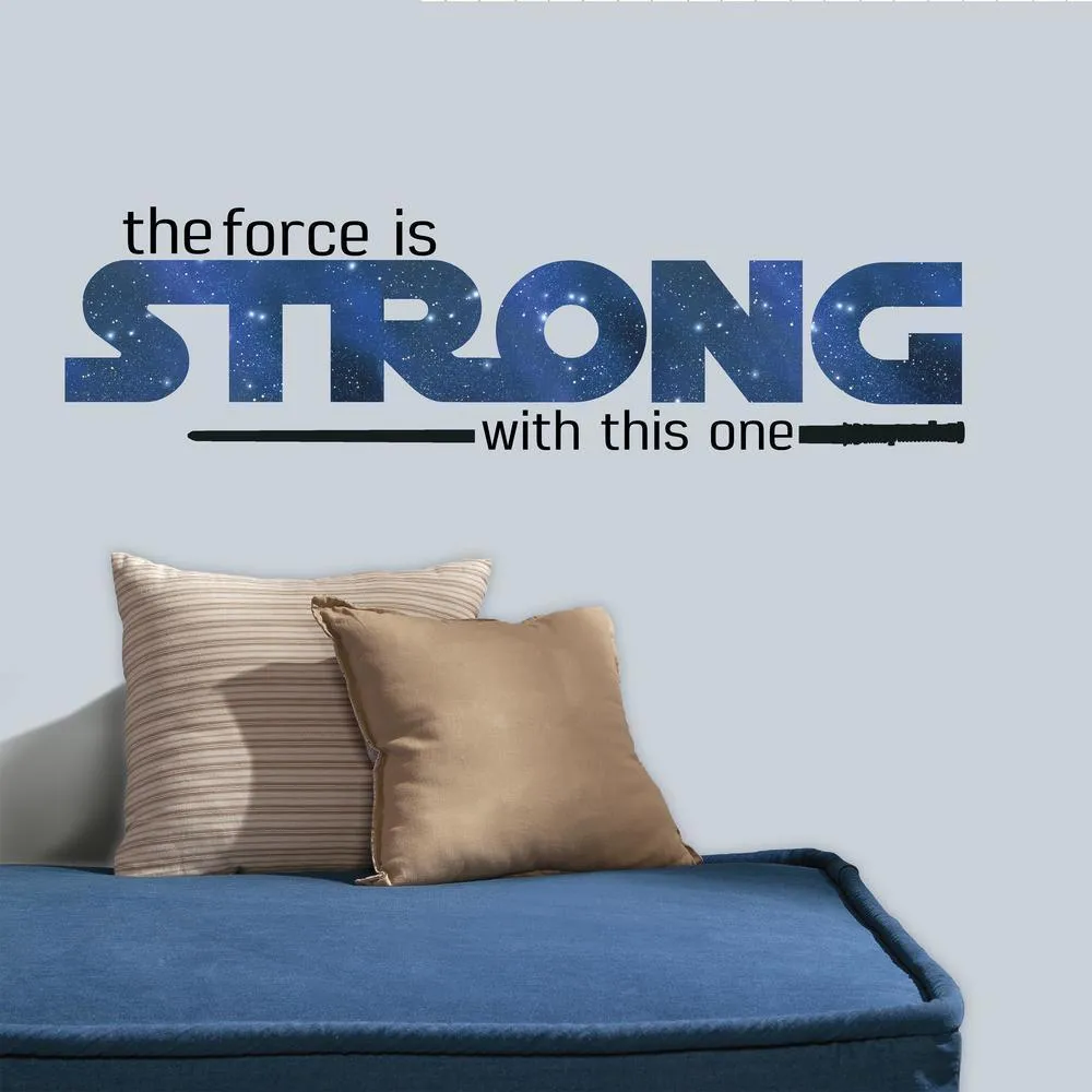 Star Wars Strong Quote Peel and Stick Wall Decals